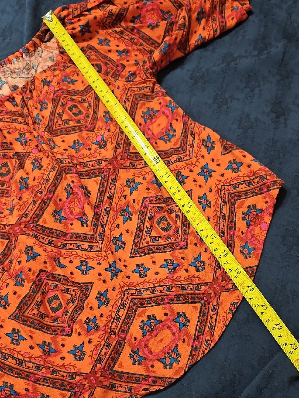 Shyanne Off Shoulder Flutter Sleeve Western Top - Picture 6 of 9
